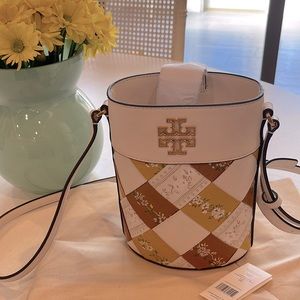 NWT Tory Burch Britten Mini Bucket